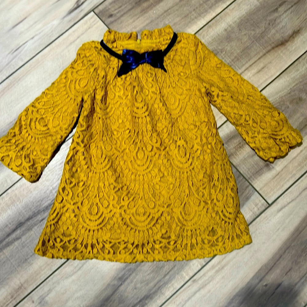 Mustard Lace dress